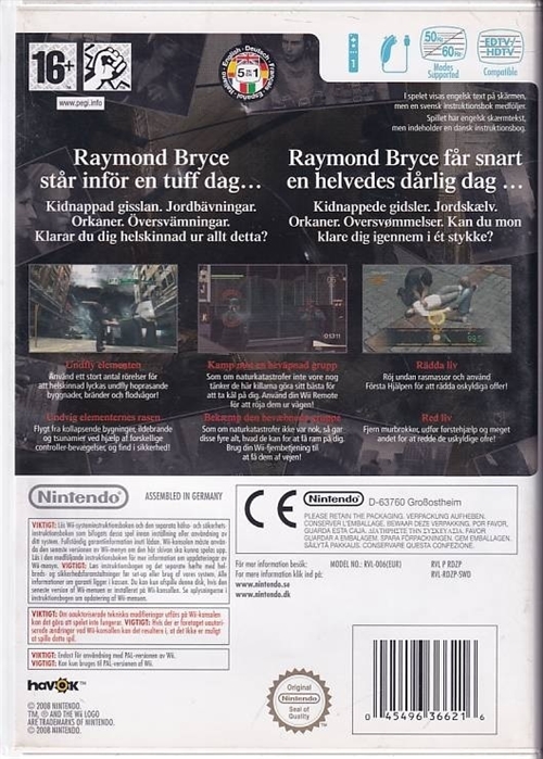 Disaster Day of Crisis - Nintendo Wii (B Grade) (Genbrug)